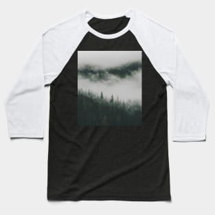 Misty Mountain Forest Baseball T-Shirt